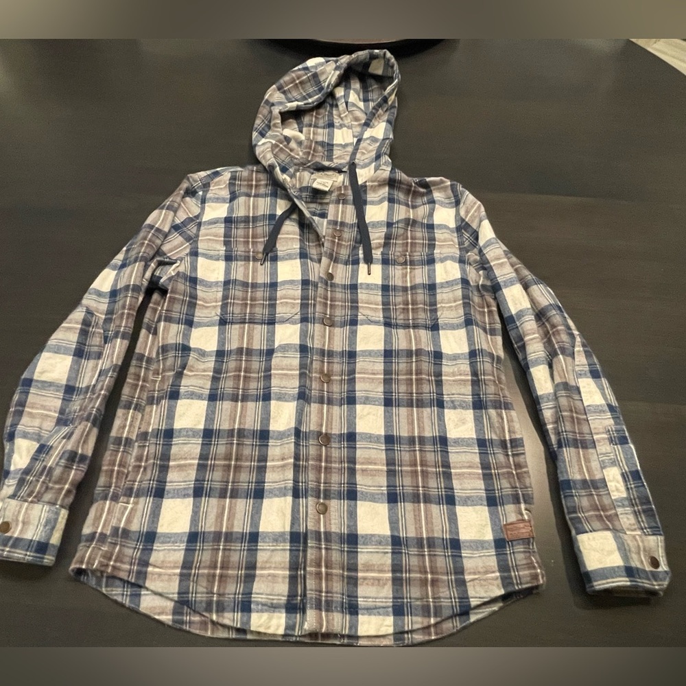 ✅EXCELLENT LL Bean Men’s size S brushed flannel shirt/jacket. High quality, SOFT